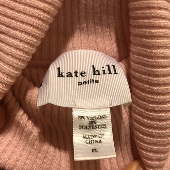 Kate Hill Pink Turtleneck Sweater (PL) 💕 - Picture 4 of 4